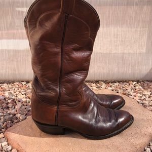 Tony Lama Brown Cowboy Boots